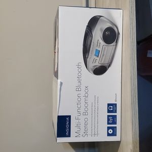 Insignia AM/FM Radio Portable CD Boombox with Bluetooth